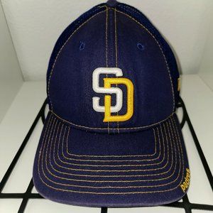 San Diego Padres New Era MLB 39THIRTY 3930 Neo Mesh Flexfit Cap Hat Light Navy